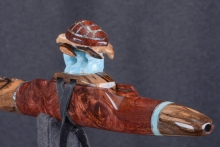 Honduran Rosewood Burl Native American Flute, Minor, Mid A-4, #U4E (5)